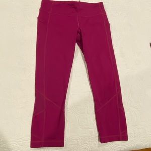 Lululemon pace rival magenta leggings